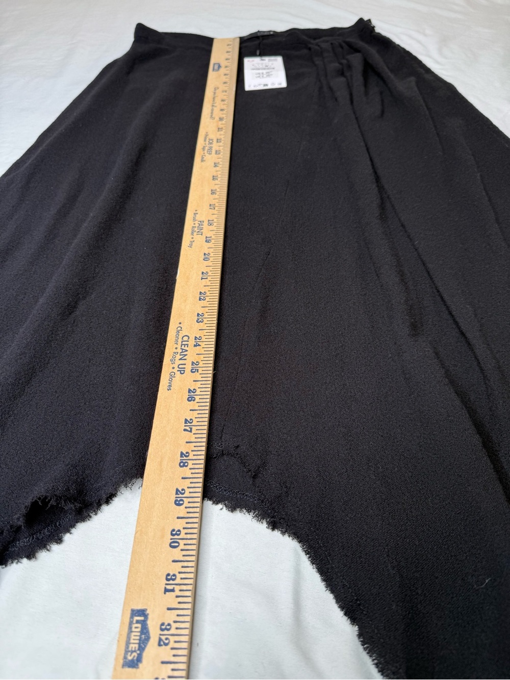 NWT Zara ZW Collection Asymmetrical
Midi Skirt Black Womens Large - Picture 10 of 14